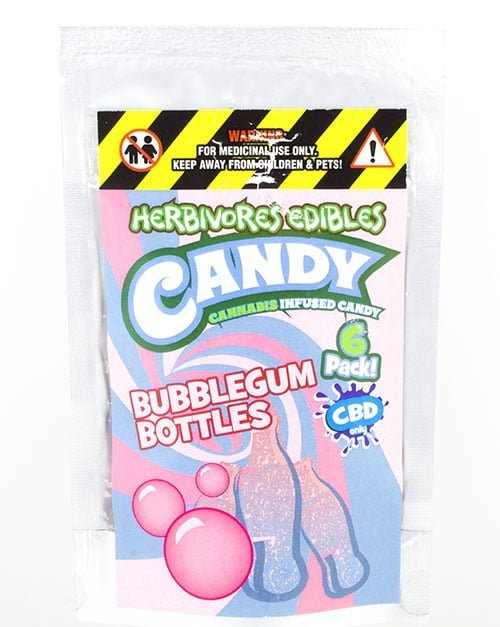 Herbivores Edibles – Bubblegum Bottles 150mg CBD