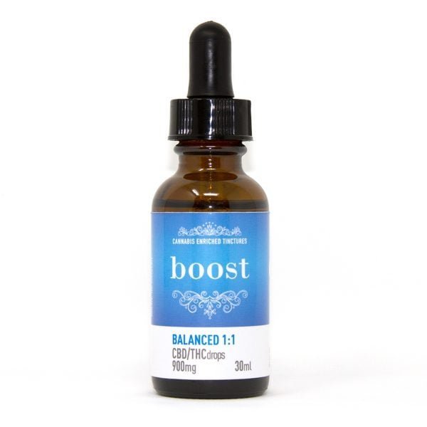 Boost Balanced 1:1 Tincture – 900mg Natural