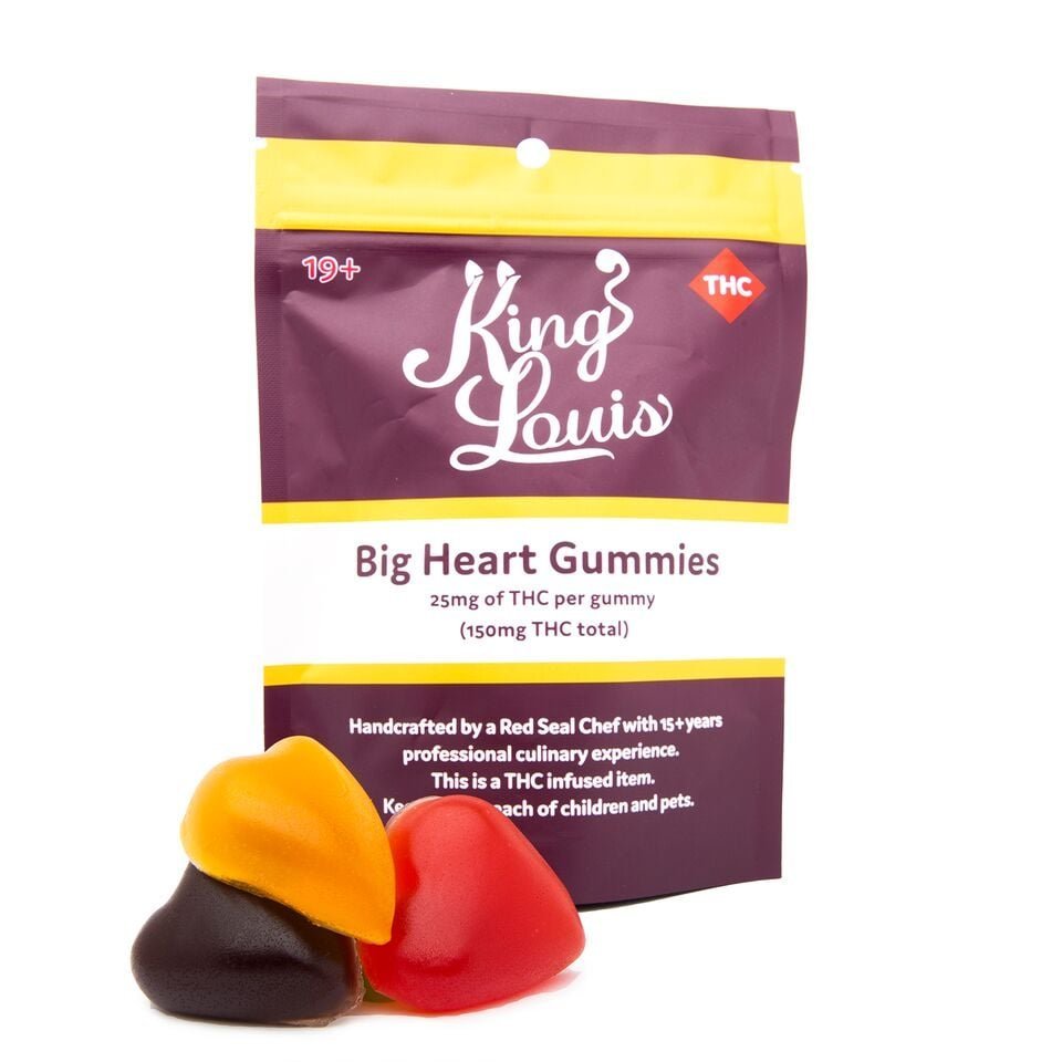 King Louis Big Heart Gummies – 150mg THC