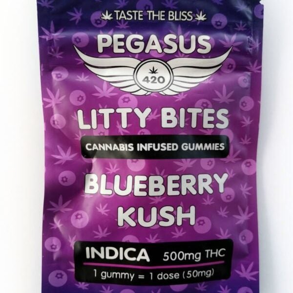 BLUEBERRY KUSH Gummies – by Pegasus 420