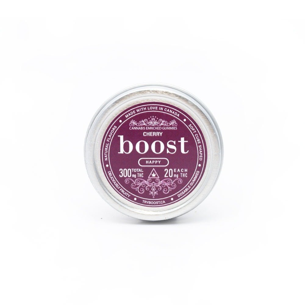 Boost Edibles – Cherry 300mg THC Cubes