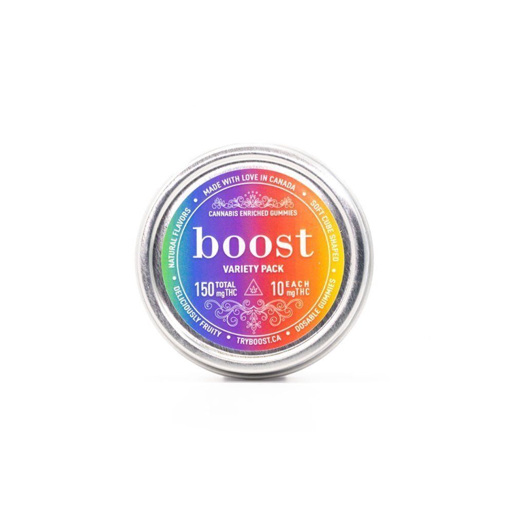 Boost Edibles – Multi Pack 150mg THC Cubes