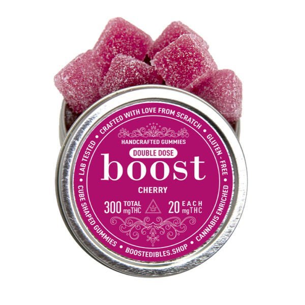 Boost Edibles 300mg THC (15x20mg) Cherry