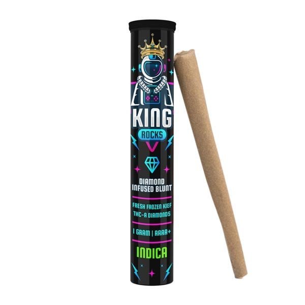 Pre Roll with Diamonds and Kief – 1G -King Rocks – 3 Pack