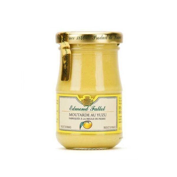Yuzu Mustard Jar 105g – Edmond Fallot