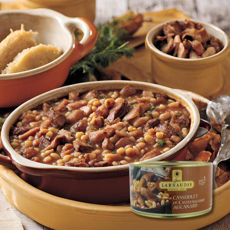 Duck Cassoulet 1350g – Jean Larnaudie
