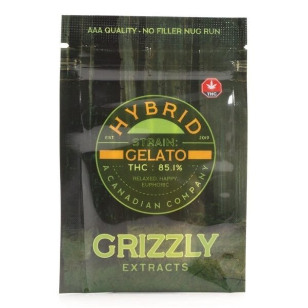 Gelato Shatter – Grizzly Extracts