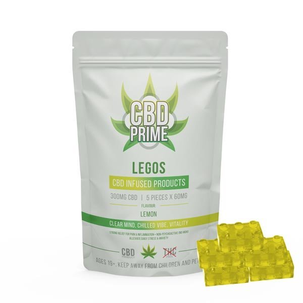 CBD Prime Lego Gummies – Lemon – 300mg CBD
