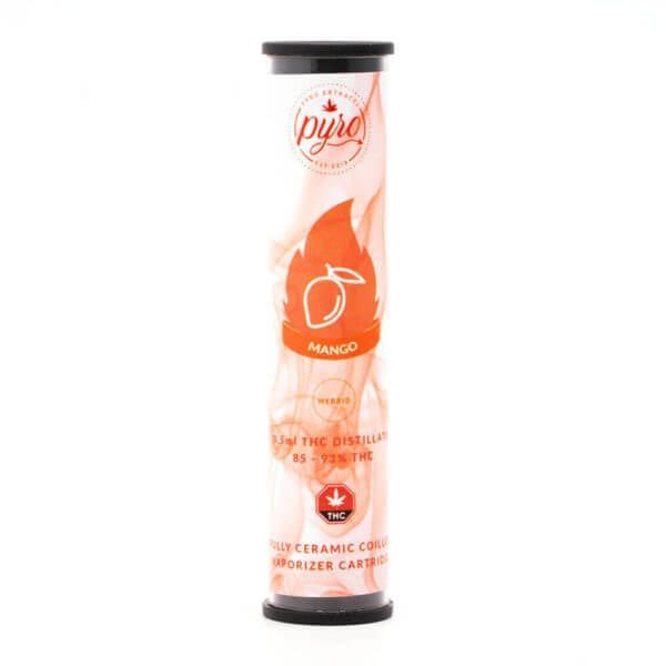 Mango THC Distillate Ceramic Cartridge (Pyro Extracts) 0.5ml