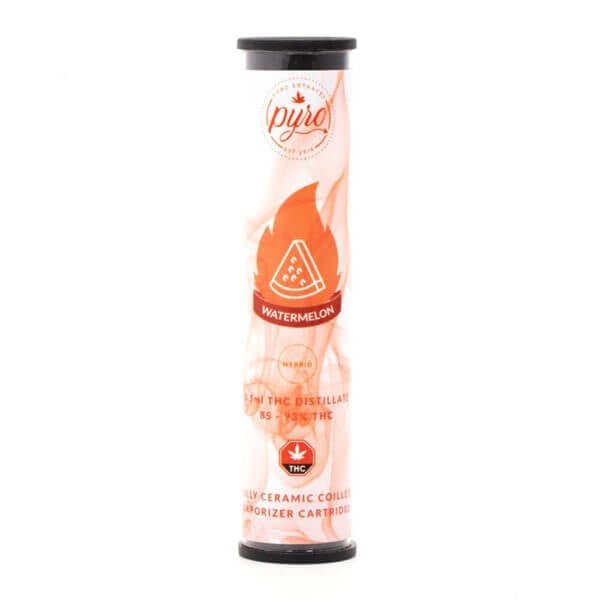 Watermelon THC Distillate Ceramic Cartridge (Pyro Extracts) 0.5ml
