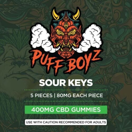 Puff Boyz 400mg CBD Sour Keys Gummies