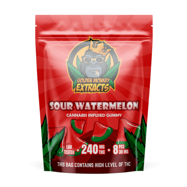 Golden Monkey Extracts Sour Watermelon 240MG THC