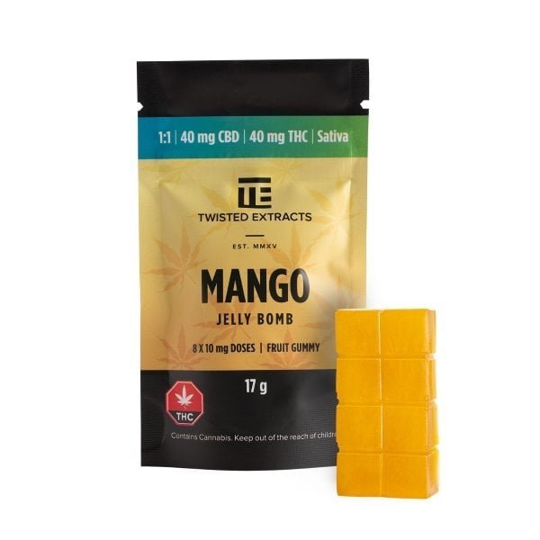 Twisted Extracts – 1:1 Jelly Bomb (40mg THC | 40mg CBD) - Image 4