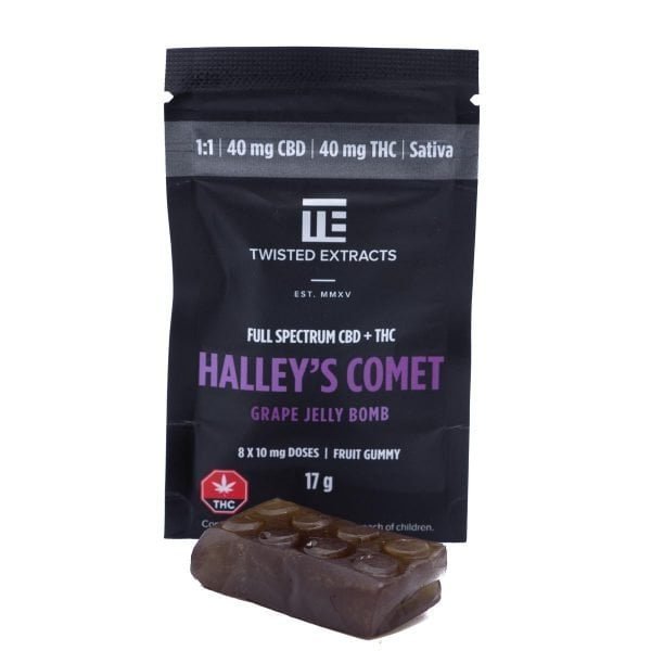 Twisted Extracts – 1:1 Jelly Bomb (40mg THC | 40mg CBD)