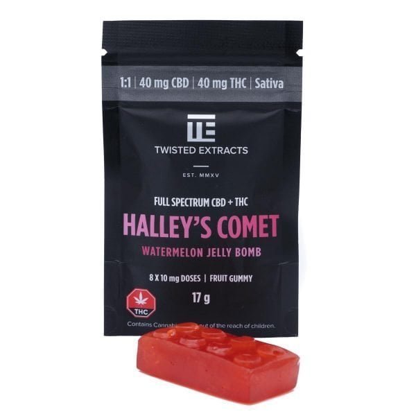 Twisted Extracts – 1:1 Jelly Bomb (40mg THC | 40mg CBD) - Image 5
