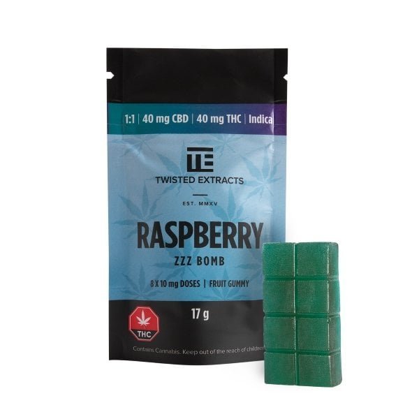Twisted Extracts – 1:1 Jelly Bomb (40mg THC | 40mg CBD) - Image 2
