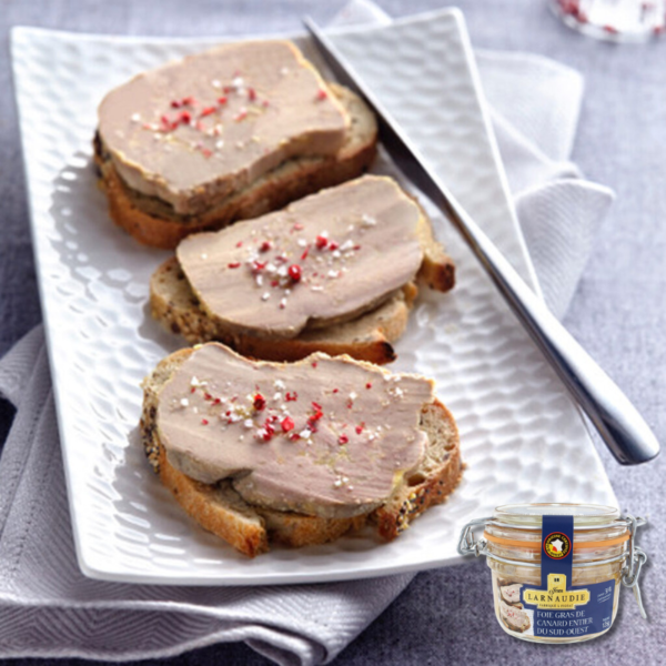 Whole Foie Gras Glass Jar – Jean Larnaudie (Multiple Sizing)