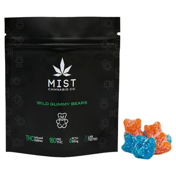 Wild Gummy Bears 180mg THC – Mist Cannabis Co.