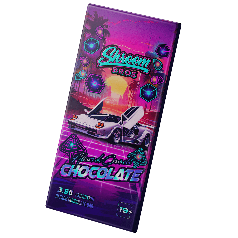 Almond Crunch Magic Mushroom Chocolate Bars (3.5gs each)