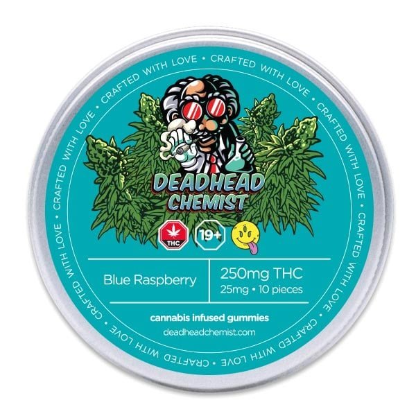 Deadhead Chemist 500MG THC Blue Raspberry