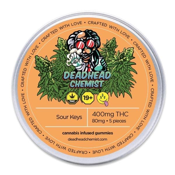 Deadhead Chemist 400MG THC Sour Keys