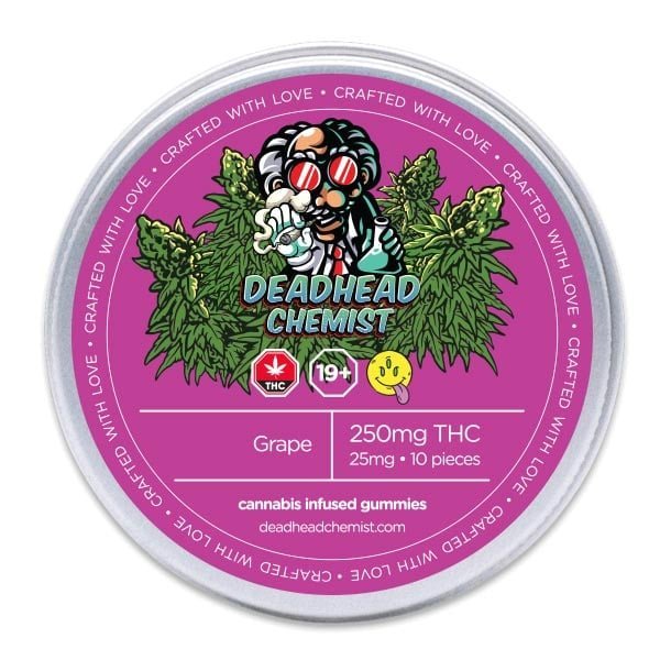 Deadhead Chemist 500MG THC Grape Gummy