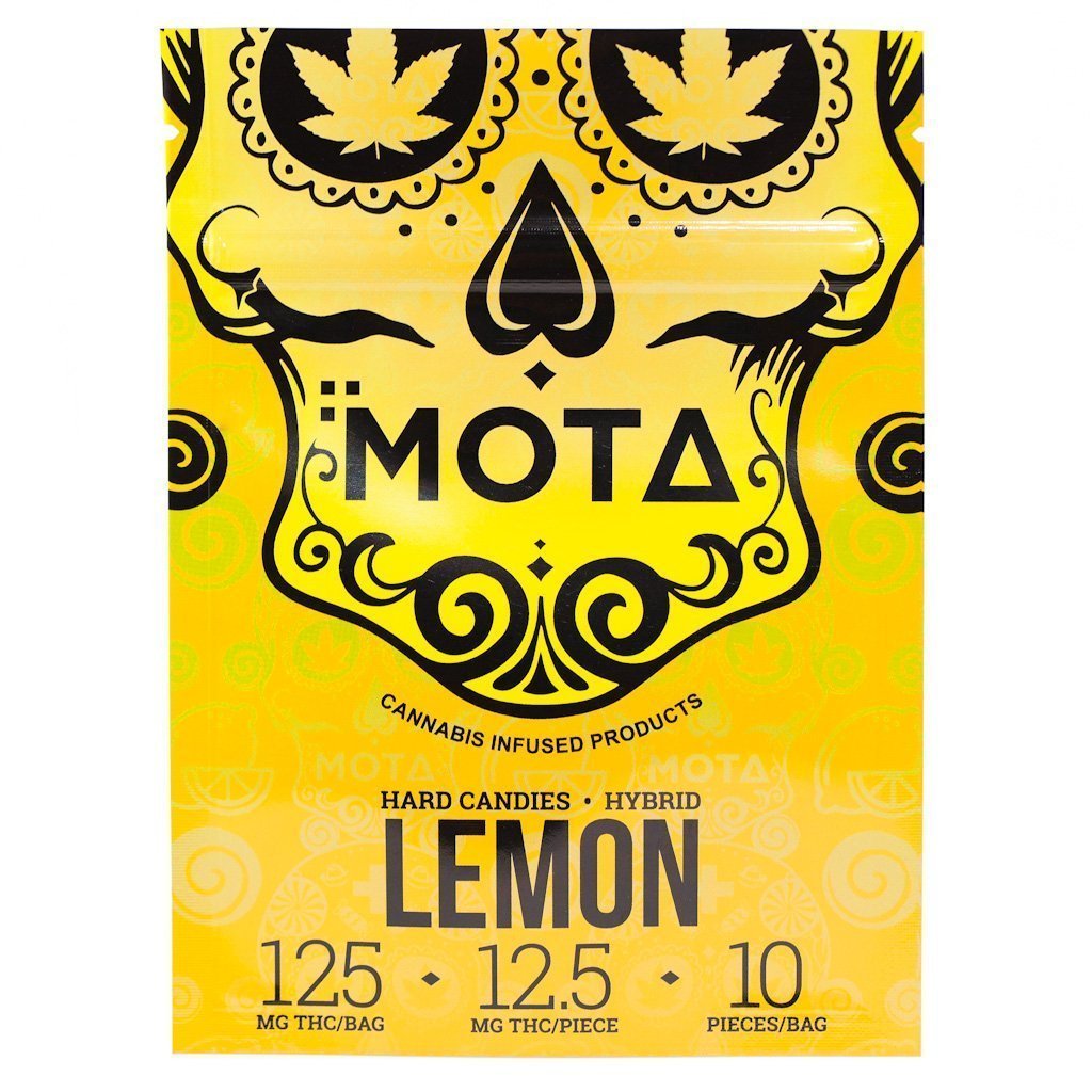 Mota Lemon Hard Candy 125mg THC