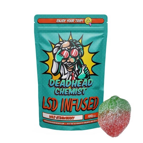 LSD Edible 100ug Wild Strawberry Gummy Deadhead Chemist – Deadhead Chemist Store