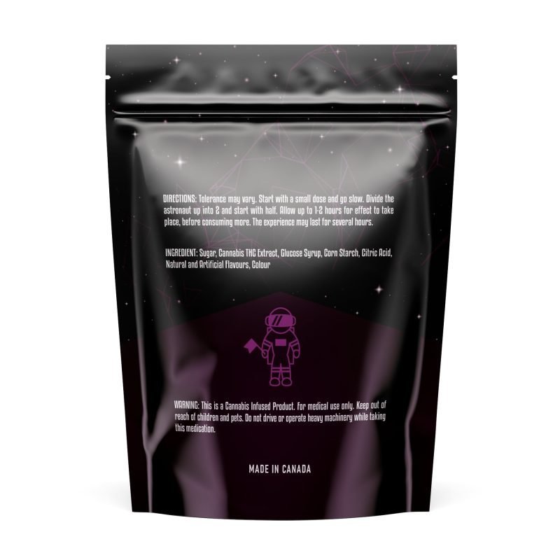 Faded Cannabis Co. Blackberry Starburst Astronauts 600mg THC - Image 2