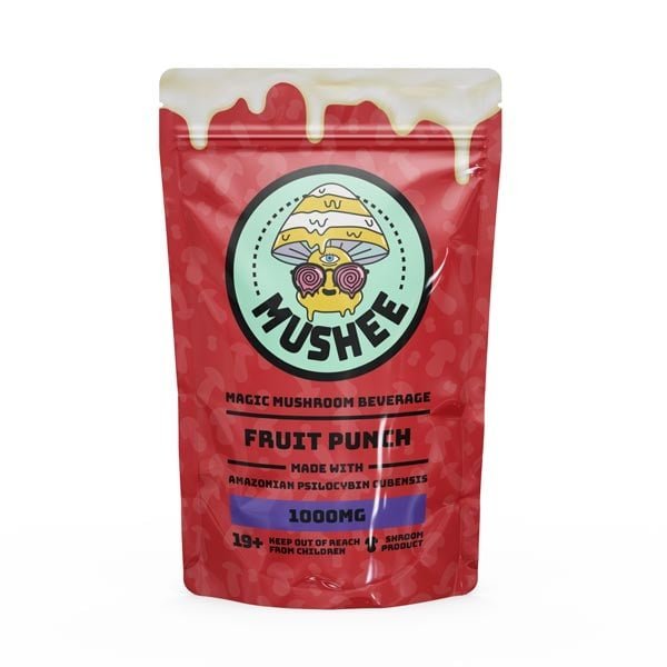 Magic Mushroom Fruit Punch Drink Mix – 1000MG – Mushee