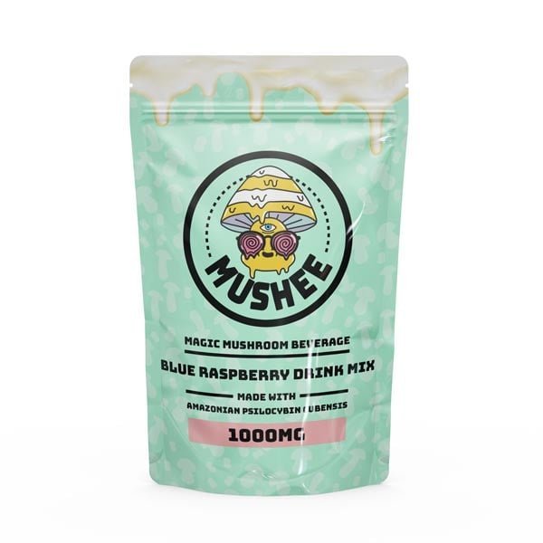 Magic Mushroom Blue Raspberry Drink Mix – 1000MG – Mushee