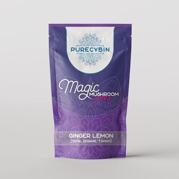 Purecybin Magic Mushroom Ginger Lemon Tea 1Gram